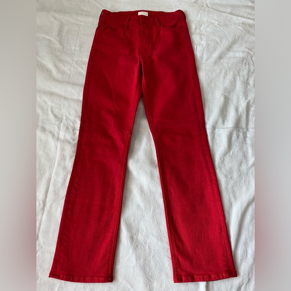 Jeans from Mother size 26 red
